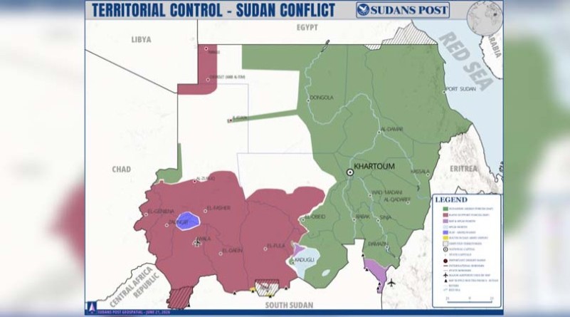 Territorial Control Map Sudan Conflict as of June 21 2026020 Territorial Control Map Sudan Conflict as of June 21 2026