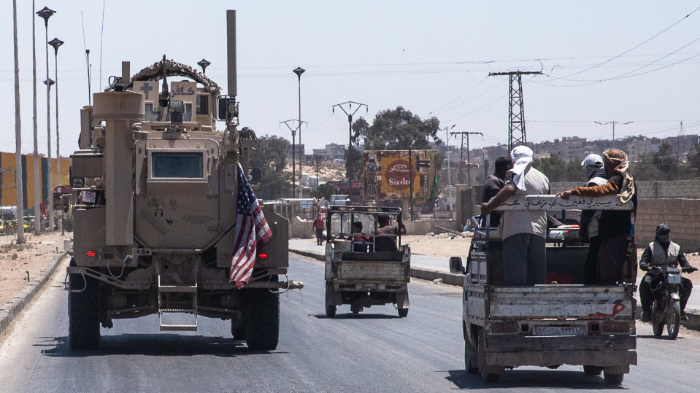 US to investigate army vehicle displaying word kafir in northeast Syria020 US to investigate army vehicle displaying word kafir in northeast Syria