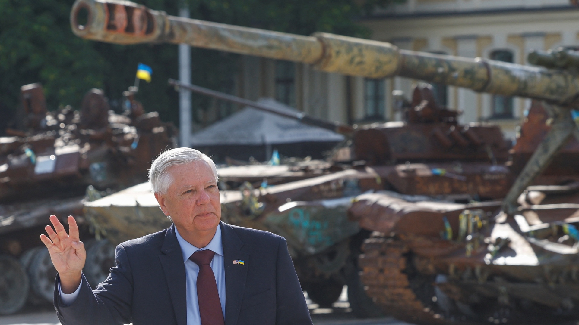 US Senator Graham offered military support for Israeli war on Lebanon new footage shows