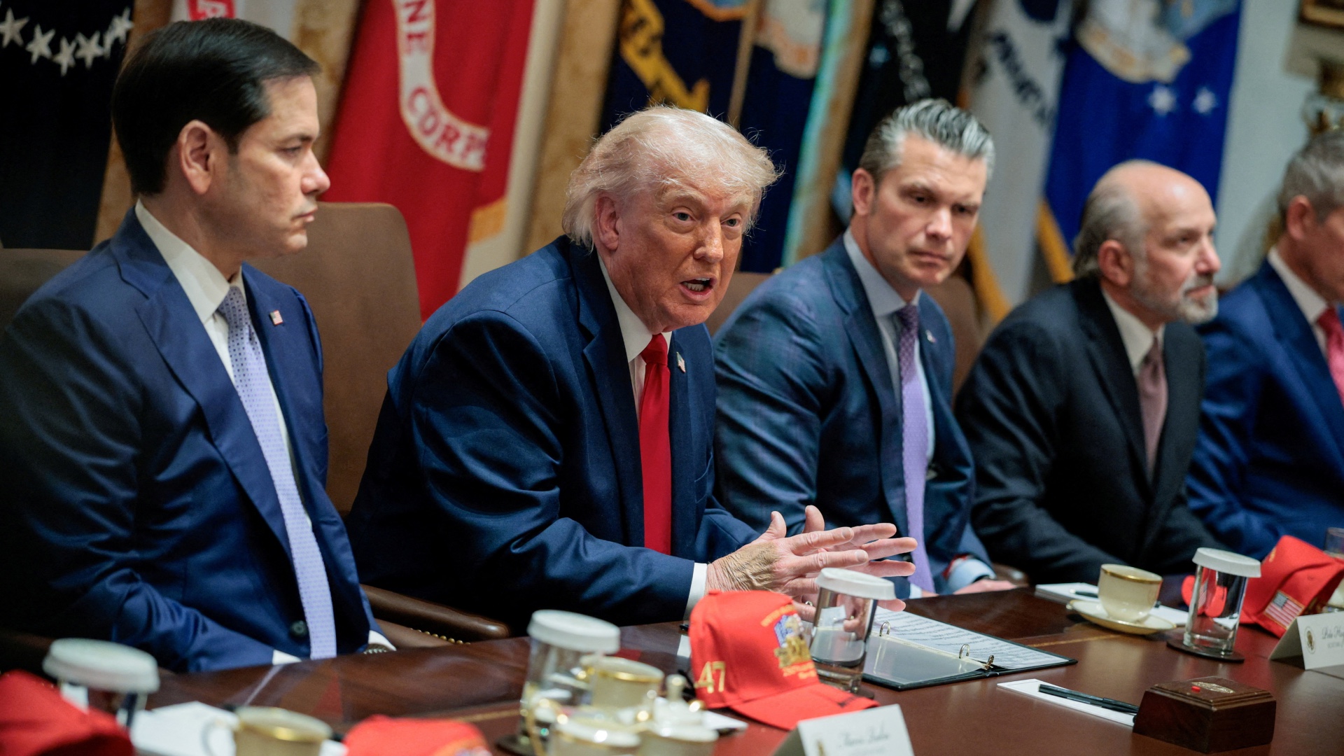 Trump says he will not ease sanctions on Iran as part of a deal