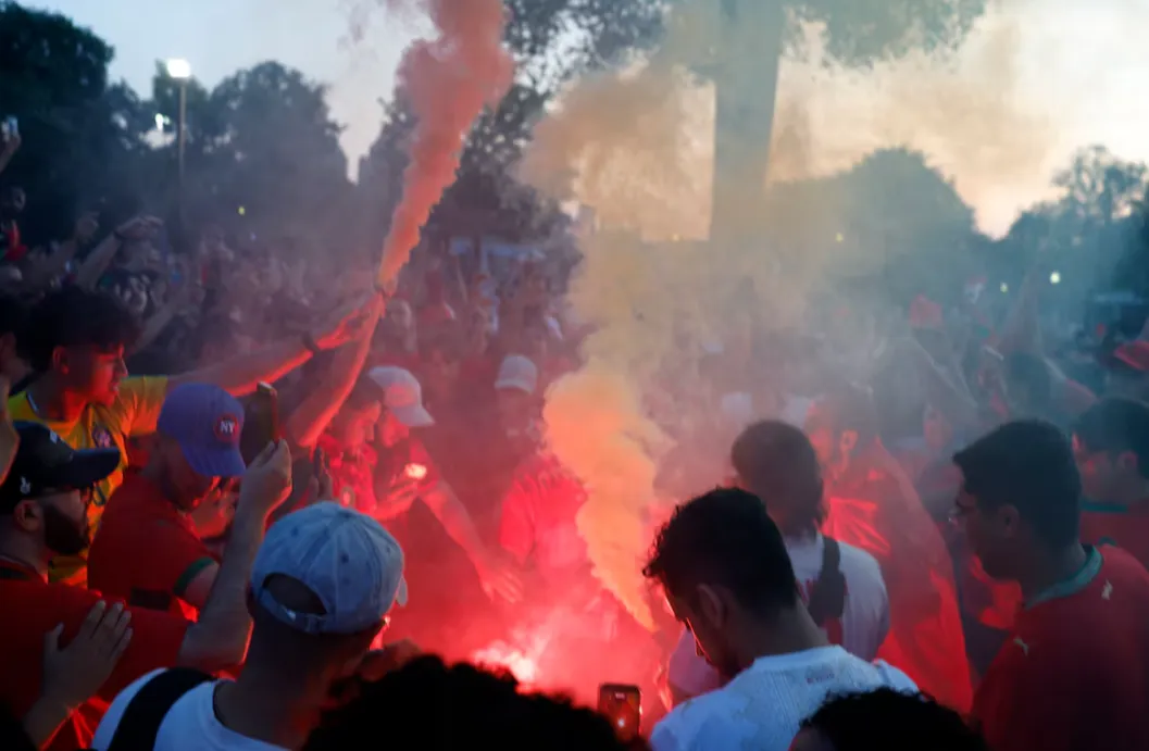 France Urges Calm During World Cup Game against Morocco