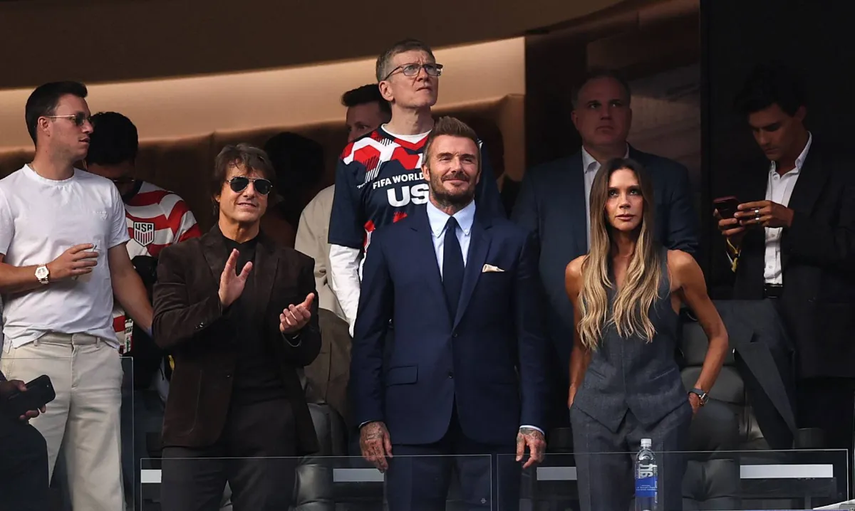 David Beckham Gets Hollywood Star as World Cup Begins in US020 David Beckham Gets Hollywood Star as World Cup Begins in US
