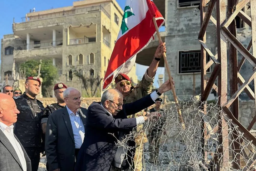 Lebanons PM Tours Shattered Southern Village Calls for Israeli Military Withdrawal