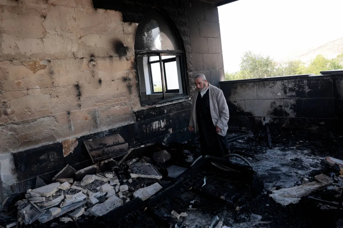Palestinians Say Israeli Settlers Torch 2 Mosques in West Bank