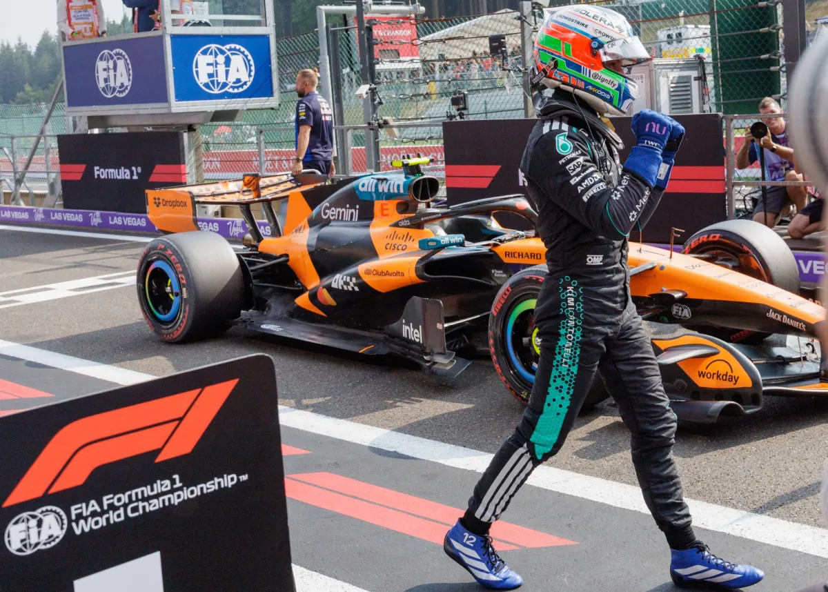 Antonelli Takes Pole at Belgian Grand Prix020 Antonelli Takes Pole at Belgian Grand Prix