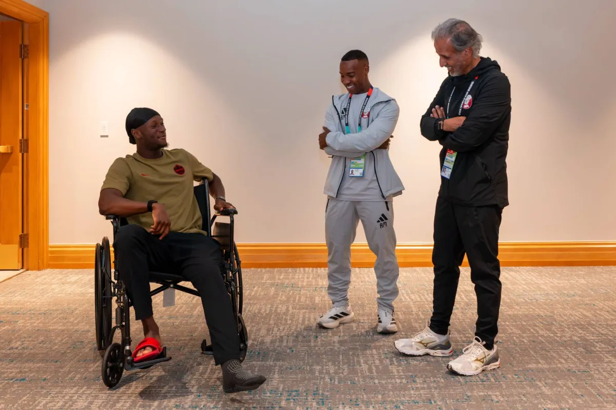 Qatars Sports Minister Madibo Visit Canadas Injured Kone