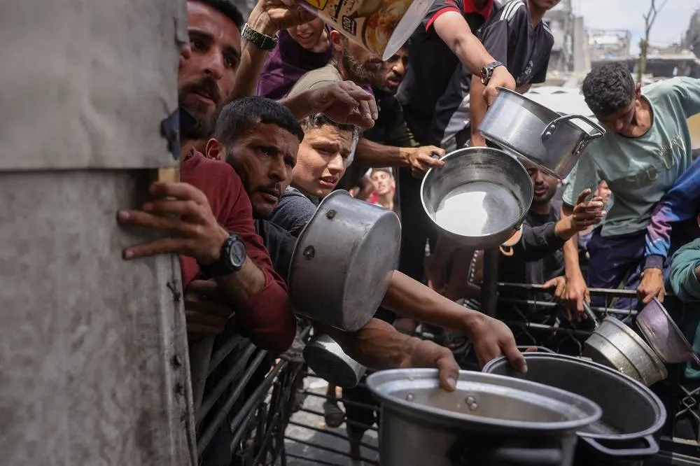 Trump Says Many in Gaza Are Starving 020 Trump Says Many in Gaza Are Starving