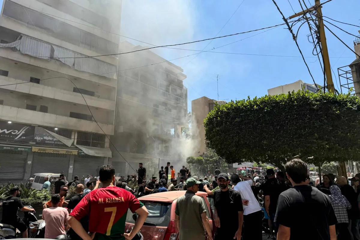 Israeli Military Strikes Beirut Suburbs ahead of Anticipated USIran Deal020 Israeli Military Strikes Beirut Suburbs ahead of Anticipated USIran Deal